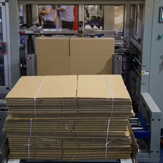 Stacked boxes